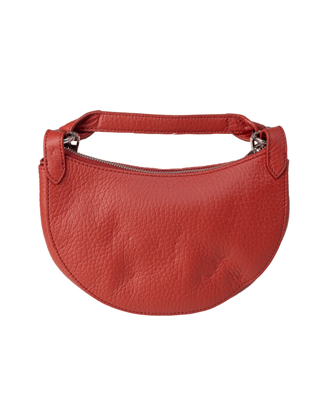 shop ORCIANI  Borsina: Orciani Mini Bag Dumpling Soft in pelle con tracolla.
Tasche: portacarte interno.
Chiusura con zip.
Tracolla rimovibile a catena.
Dettagli finitura ottone dorato.
Dimensioni: Larghezza: 24 cm, Altezza: 16 cm, Profondità: 10 cm.
Composizione: 100% Pelle.
Fabbricata in Italia.. SD0179 SOF-TERRAROSSA number 9276791